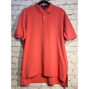 Polo by Ralph Lauren Men's Short Sleeve Polo Shirt Size M Coral Color